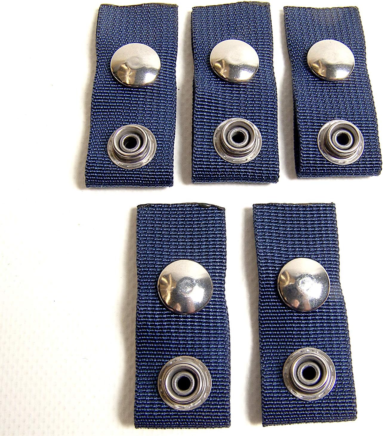 for Your Boat Cover, Navy Blue (Extend A Snap), Adds 1 Inch, Finger Loop Built in, 5 Piece Set