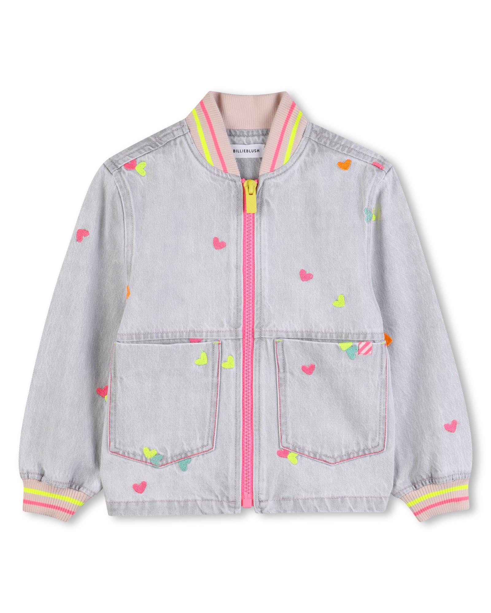 Billieblush Jeansjacke Mädchen Grau 8 Jahre