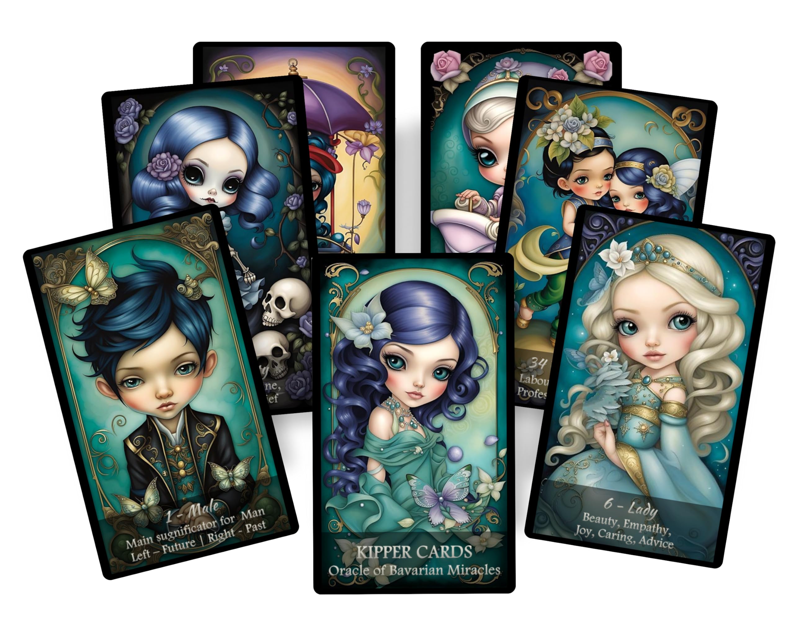 Amazon.com: Kipper Oracle Cards Deck. Kipper Oracle of Bavarian
