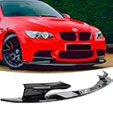 Front Bumper Lip Splitter Spoiler Compatible with BMW M3 E90 E92 E93 2008-2013 Gloss Black 4pcs M Style Air Chin Body Kit Exterior Accessories