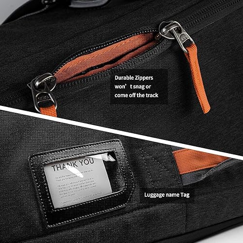 Miniatura 6 de Unigear Bolsa de esquí y snowboard para viajes aéreos, bolsa de snowboard reforzada doble acolchada con EPE de 0.394 in densa, resistente al agua y