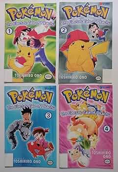 Amazon.com: Pokemon: The Electric Tale of Pikachu #1, 2, 3