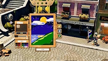 Switch2が欲しくて休日描いたと巷で噂の無名画家が描いた風景画 Switch2が欲しくて休日描いたと巷で噂の無名画家が描いた