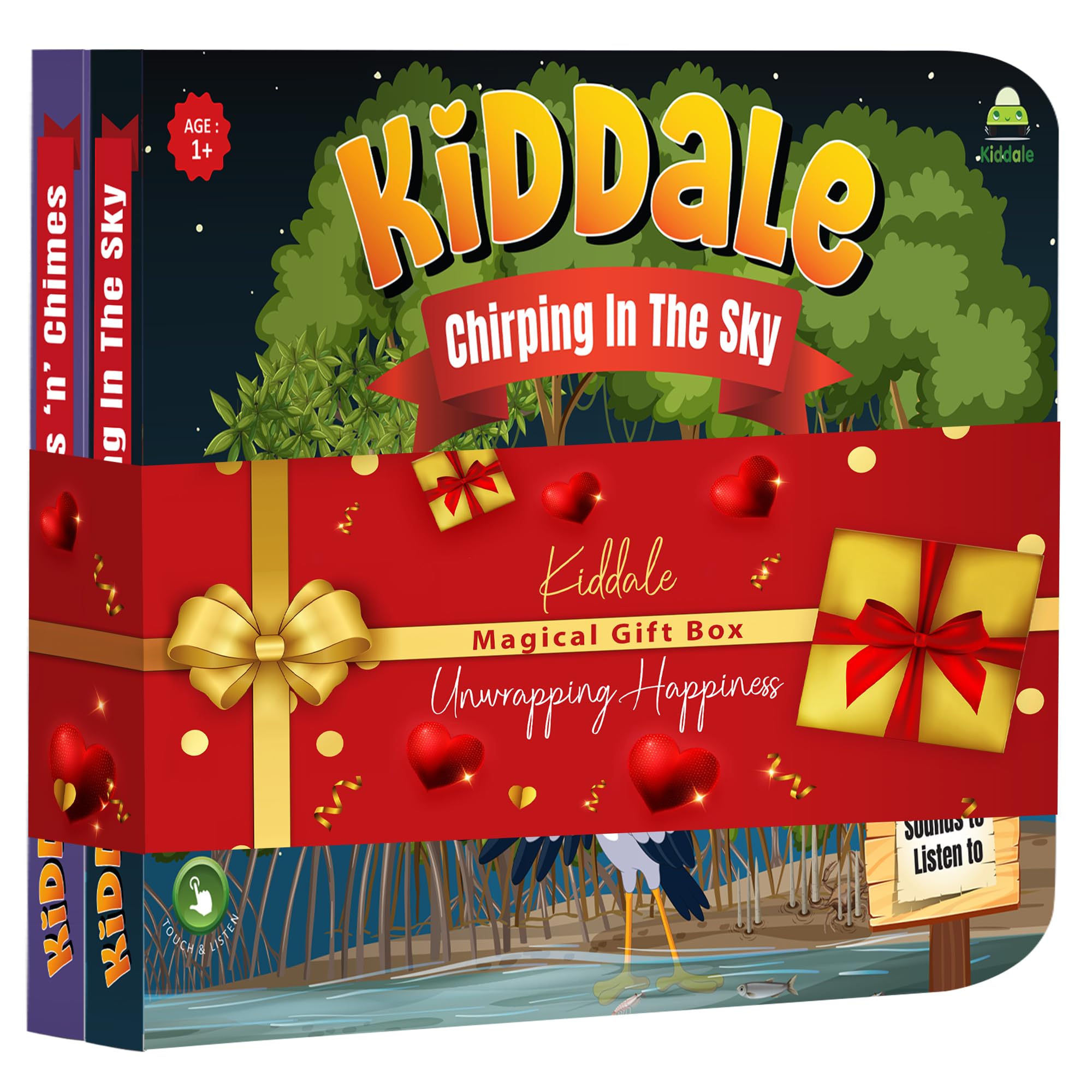 Kiddale Pack of 2 Musical Rhymes Book| 8 Classical and 16 Bird Nursery Rhymes|28 Sounds Each |Interactive Touch n Play Sound Book|Best Gift with Musical Learning for 1-3 Years|Multicolor