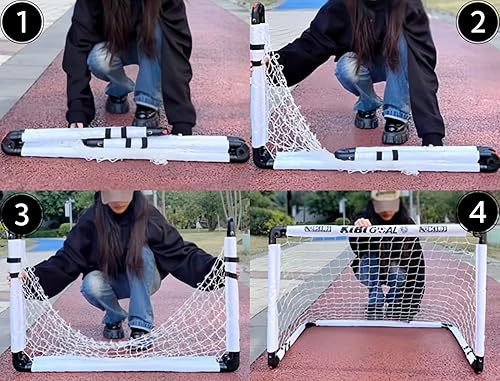 Miniatura 3 de Soccer Goal, Small Foldable Goal for Kids, Kids Goals for The Backyard/Indoor/Outdoor, Mini Soccer Toys Gifts for Children