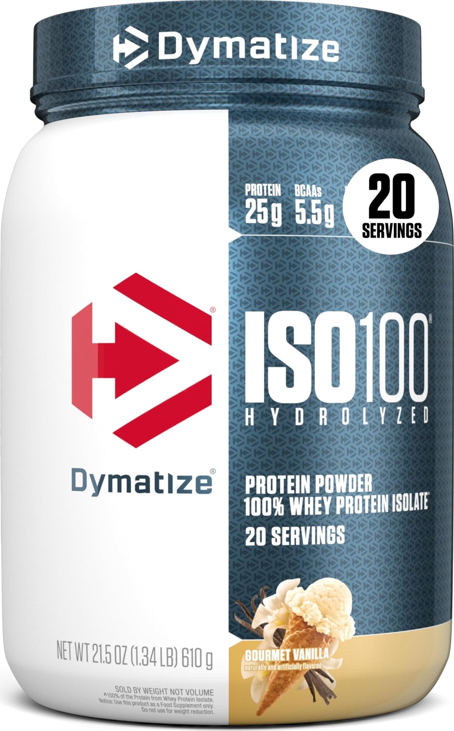 Dymatize ISO100 Whey Protein Powder Isolate Gourmet