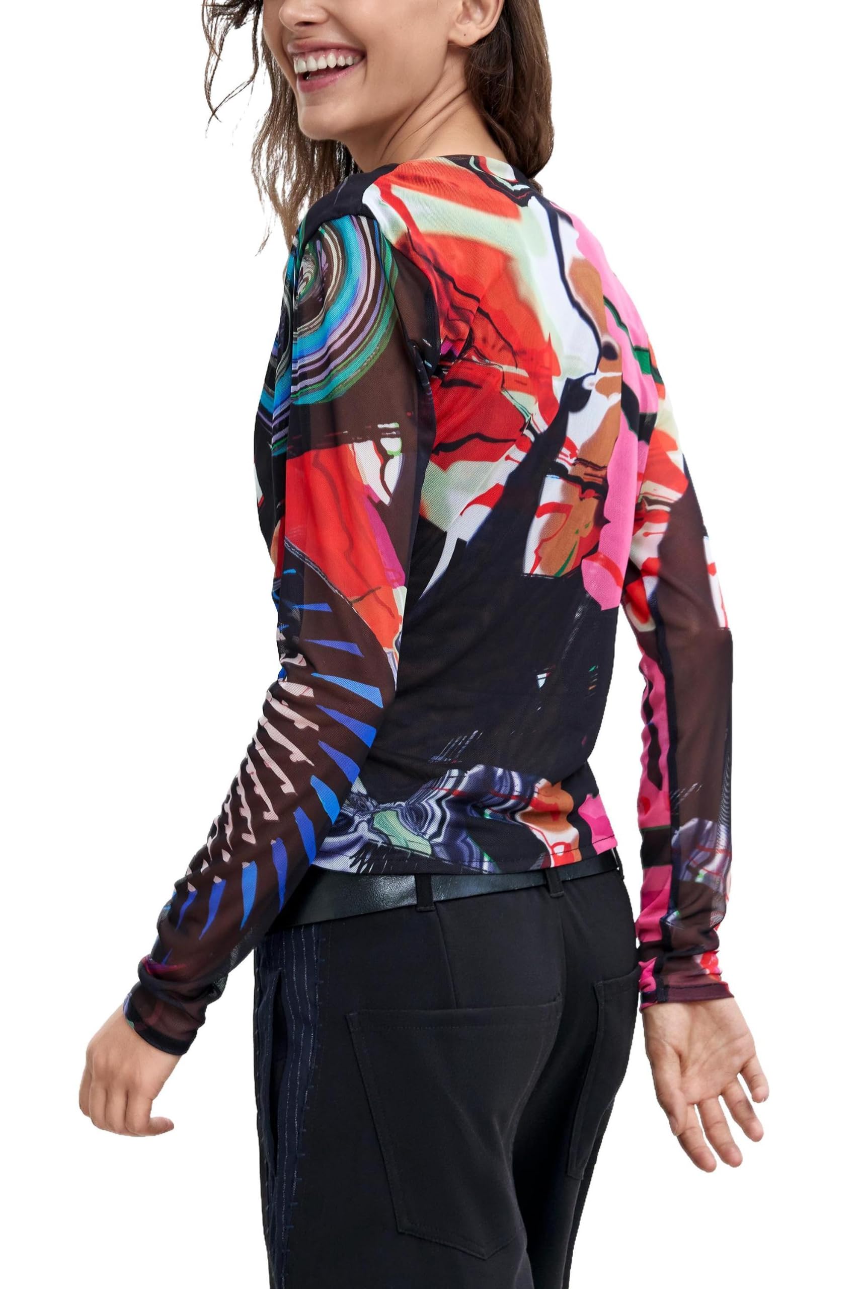 Desigual TS_galaxia_Lacroix T-Shirt Donna (Pacco da 1)