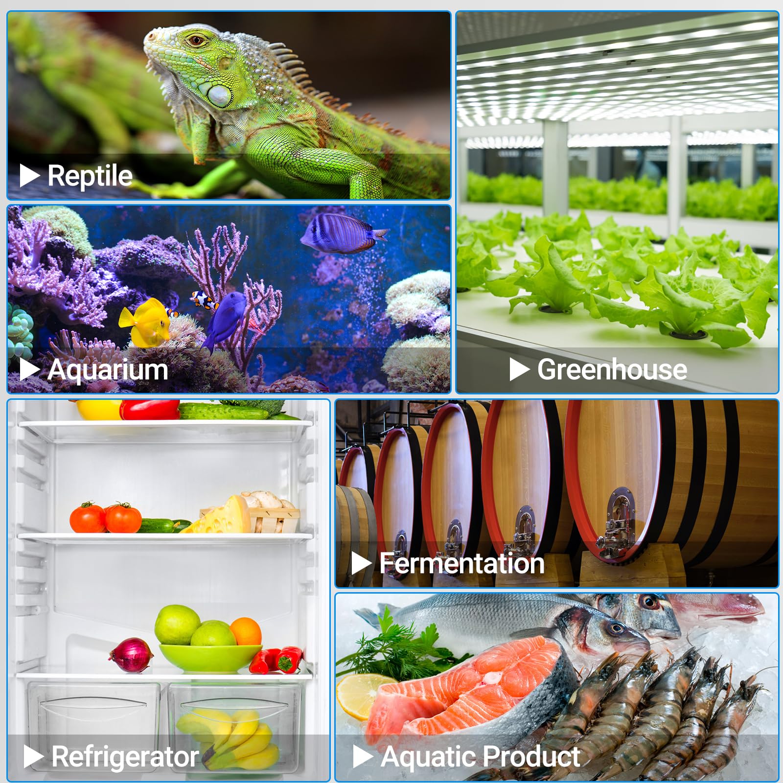 Digital Thermostat Steckdose mit Fühler Temperaturregler 230V Steckdosenthermostat Heizung Kühlung Zeitschaltuhr Temperaturschalter für Gewächshaus Terrarium Aquarium