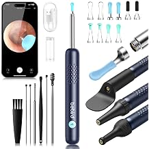 BEBIRD R1 Ear Wax Removal ToolEar Cleaner with HD Ear Camera FSA&HSA | Solve earwax buildup Removal - 10 replacement tips for various needs - HD visual with led & silicone 3-piece set ensures safe