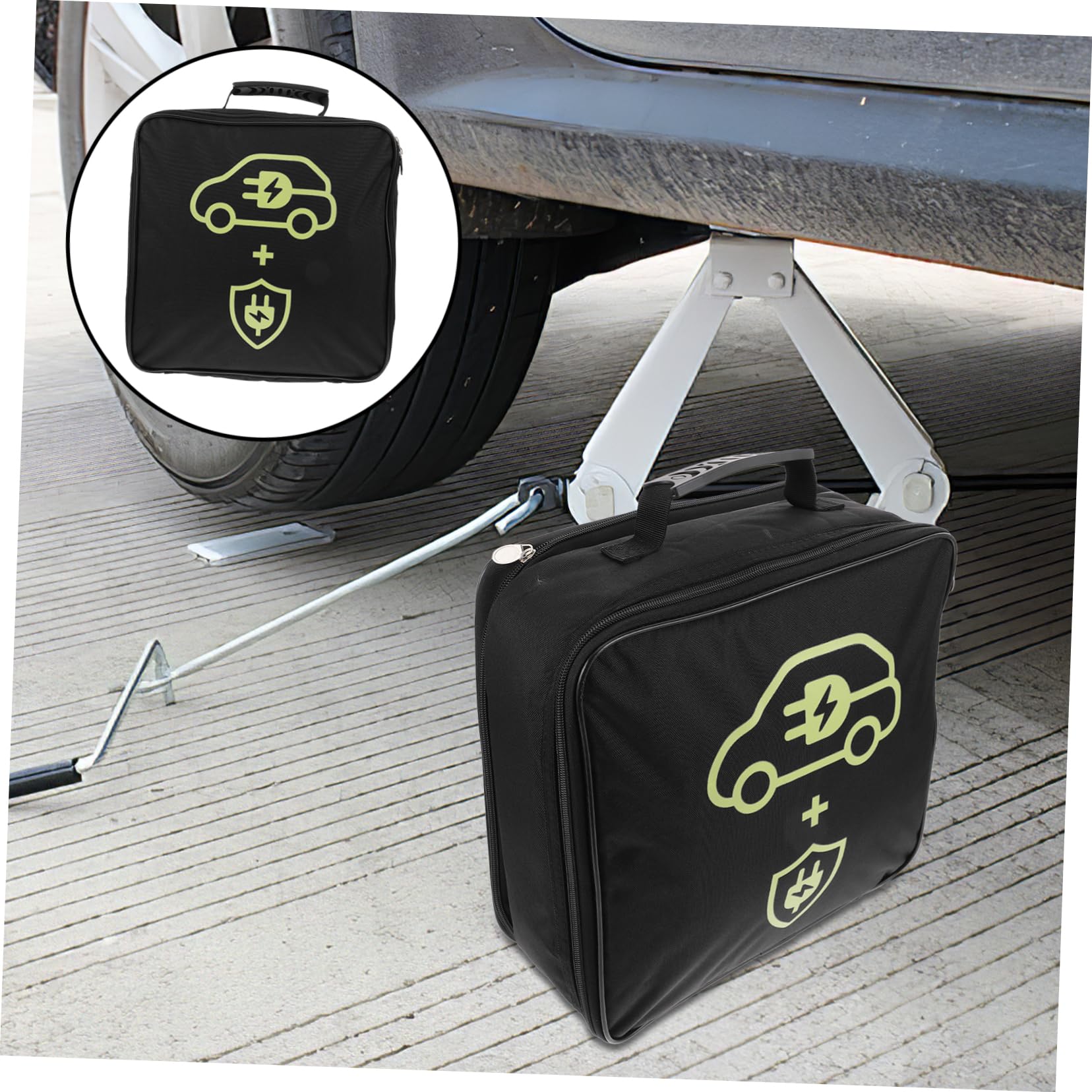 Cabilock Bolsa De Almacenamiento para De Carga Organizador De Cables para Vehículos Eléctricos para Cargadores Eléctricos Protección Maletero De Automóvil