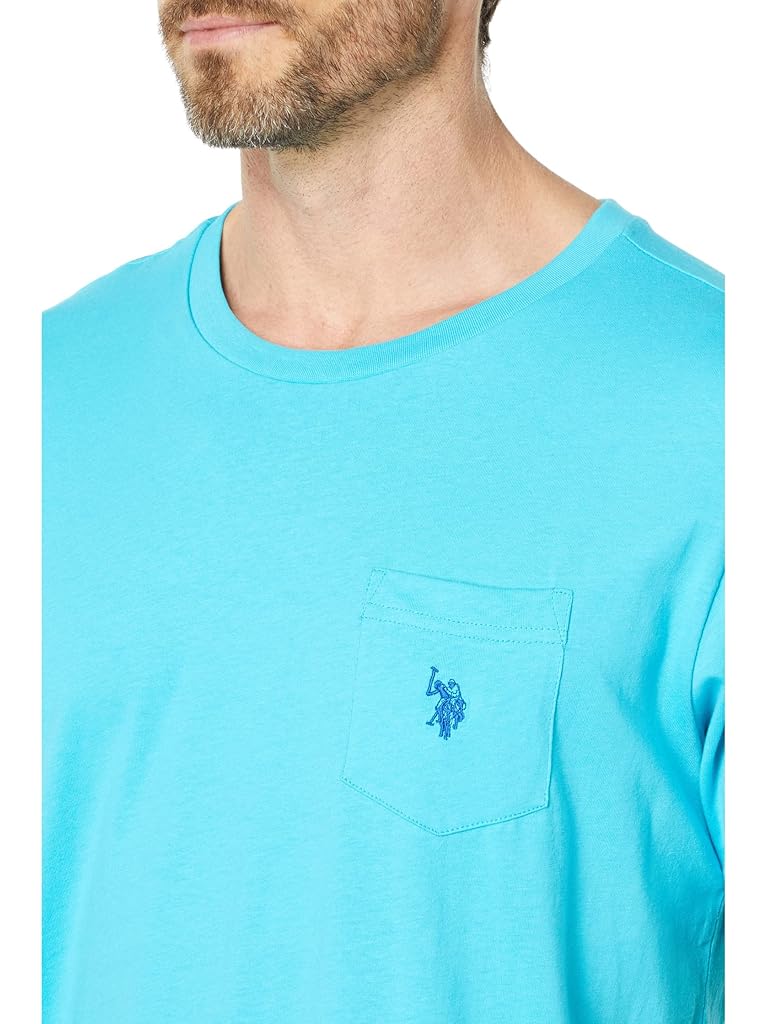 U.S. POLO ASSN. Solid Crew Neck Pocket T-Shirt