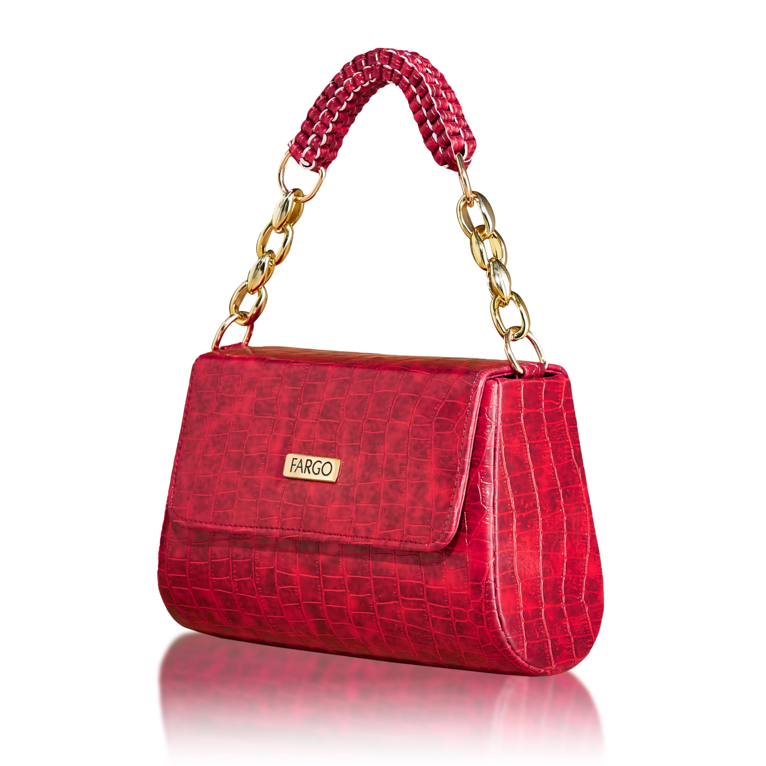 Fargo PU Women's Sling Bag Handbag For Women (Maroon)