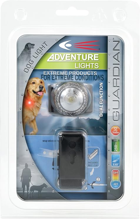 Adventure Lights Guardian Dog Light, White