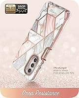 Vista 5 de i-Blason Cosmo - Funda para Moto G Stylus 5G (2022) [No para versión 4G y versión 2020/2021] Funda protectora delgada de cuerpo completo para Moto G