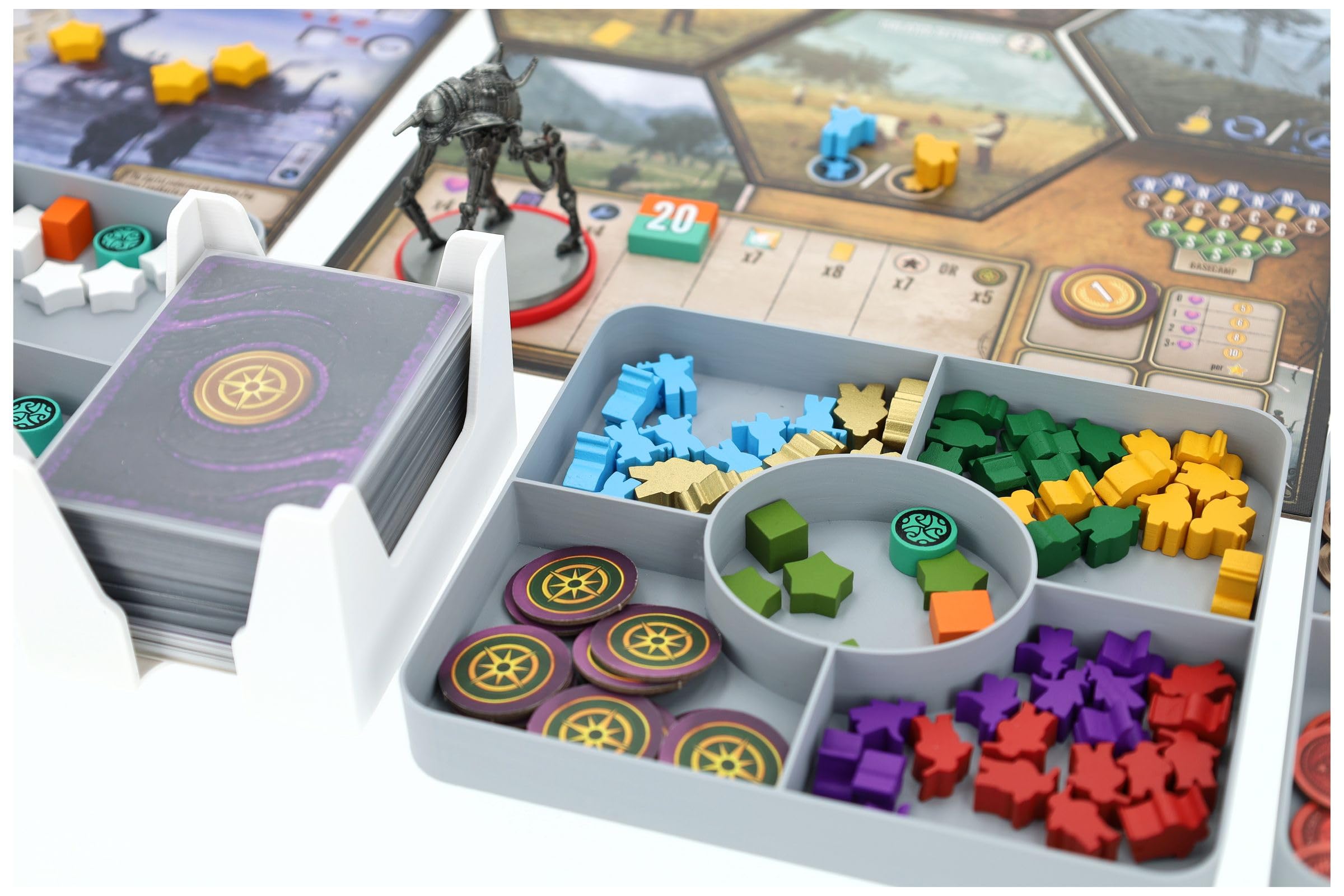 Feldherr Organiseur avec insert en mousse compatible avec Expeditions - Espace pour jeu de base + extension - Rangement pour matériel de jeu, protection pour miniatures
