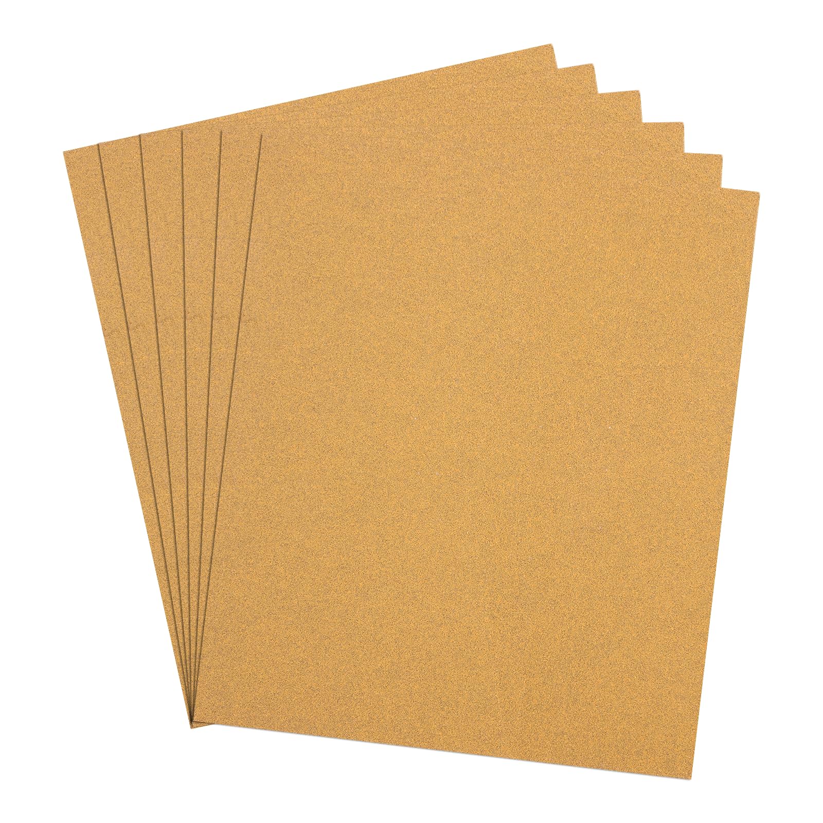 Rebower 6 Pcs 100 Grit Sandpaper 9 x 11 Inch Sand Paper Alumina Black โ image 1