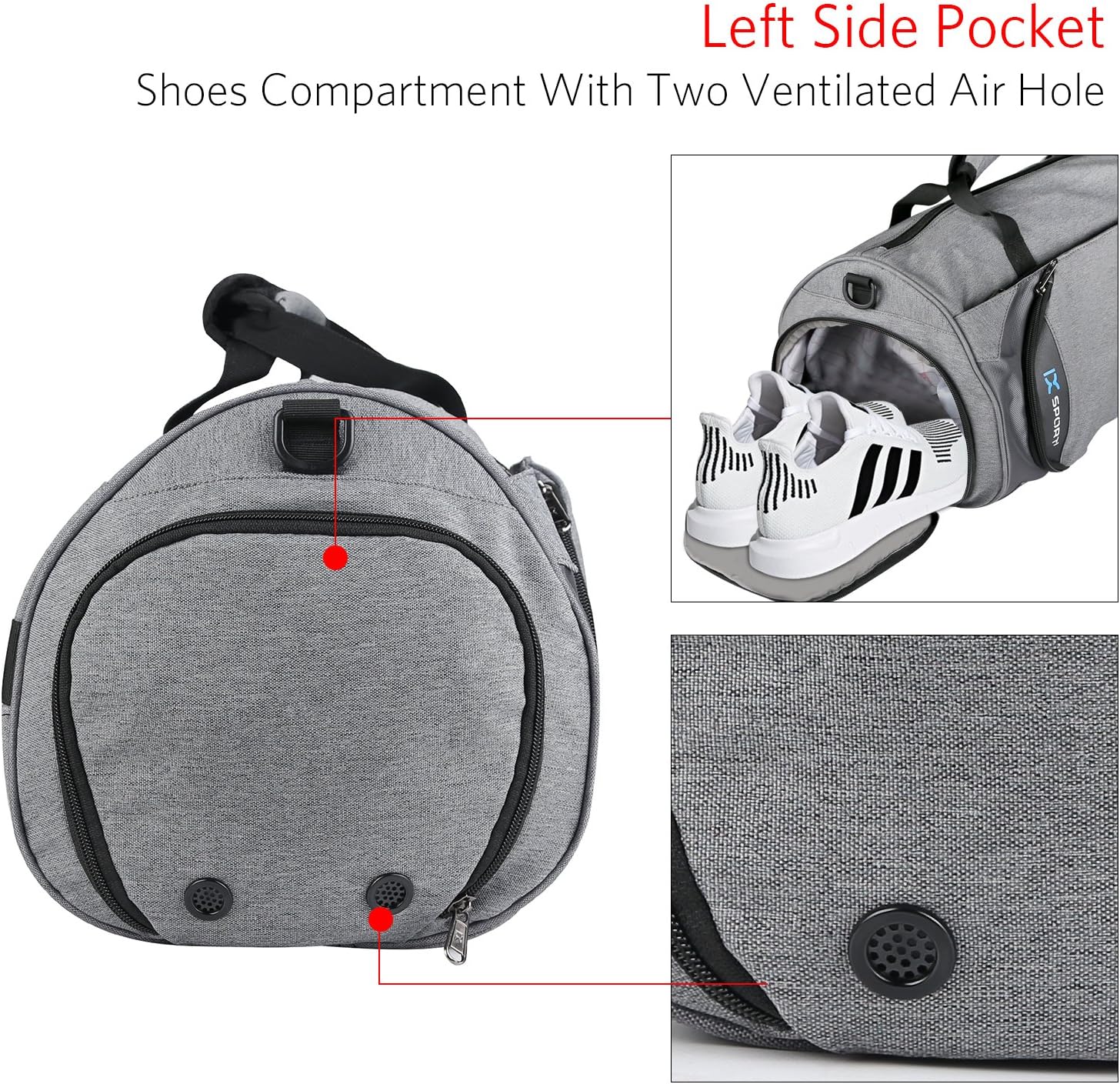 Duffle Bag Waterproof For Gym Yoga and Sports 55L