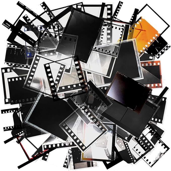 Amazon 100枚 写真フィルムステッカー 装飾フィルム 手帳シール フォトフレームステッカー 映画の装飾 映画祭ポスター Diyフォトアルバム スクラップブック 手作り フォトウォールに使用 思い出 シール ステッカー 文房具 オフィス用品