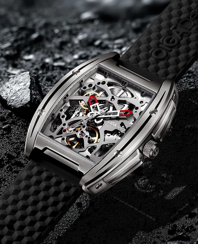 Amazon.com: CIGA Design Skeleton Watch Z Series Titanium