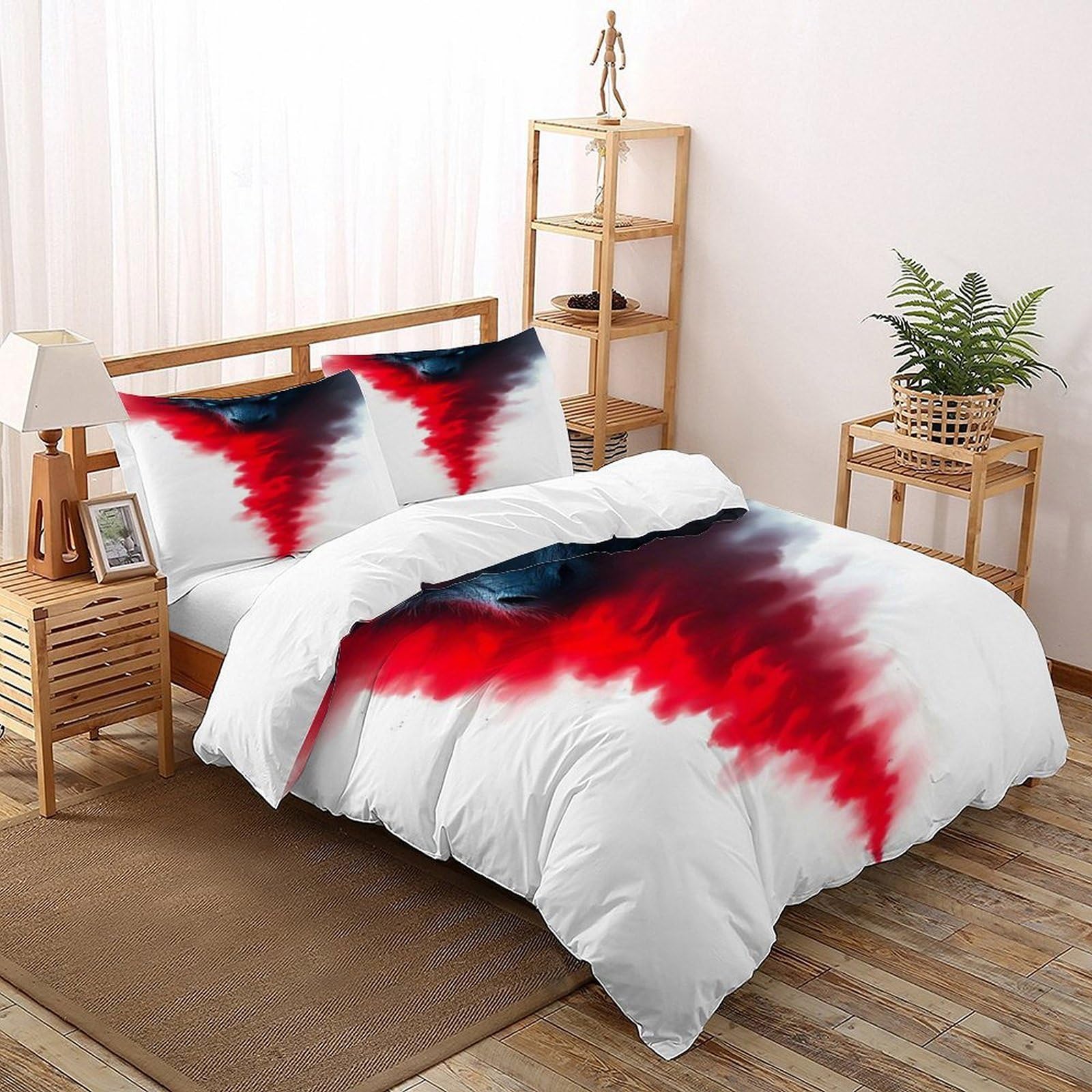 Housse de couette 3D fantasy beast parure de lit finitions soignées
