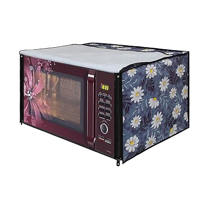 Lithara Beautiful Multi Colour Printed Samsung Microwave Oven Cover 23 litres MS23F301TAK/TL