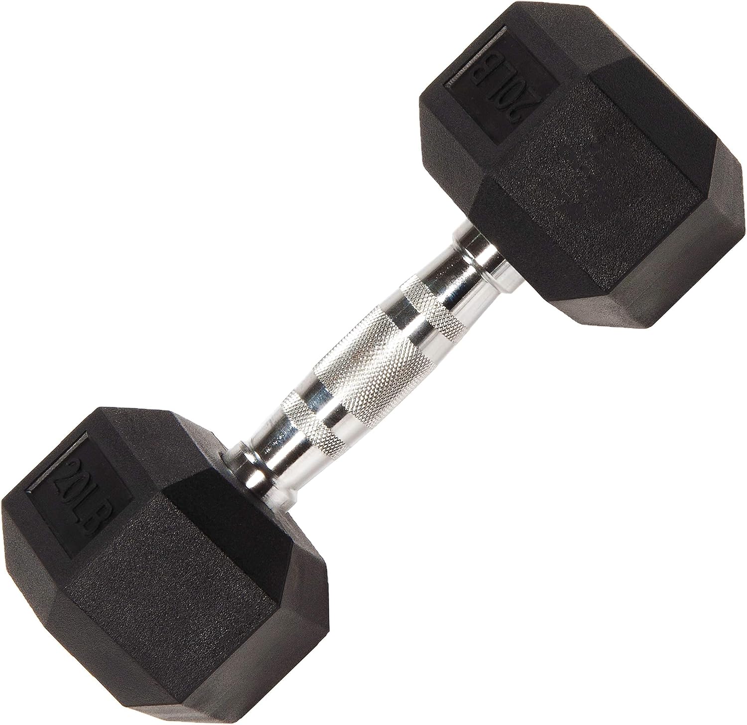 Hex Dumbbells 5,10,15,20,25,30,40 LB Exercise & Fitness Weights Dumbbell For Women & Men Free Weights Rubber Coated cast Iron Set