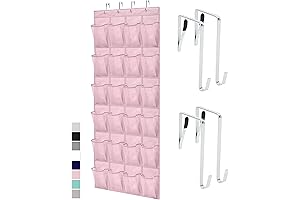 Gorilla Grip 24 Pocket Space Saving Infant Shoe Organizer