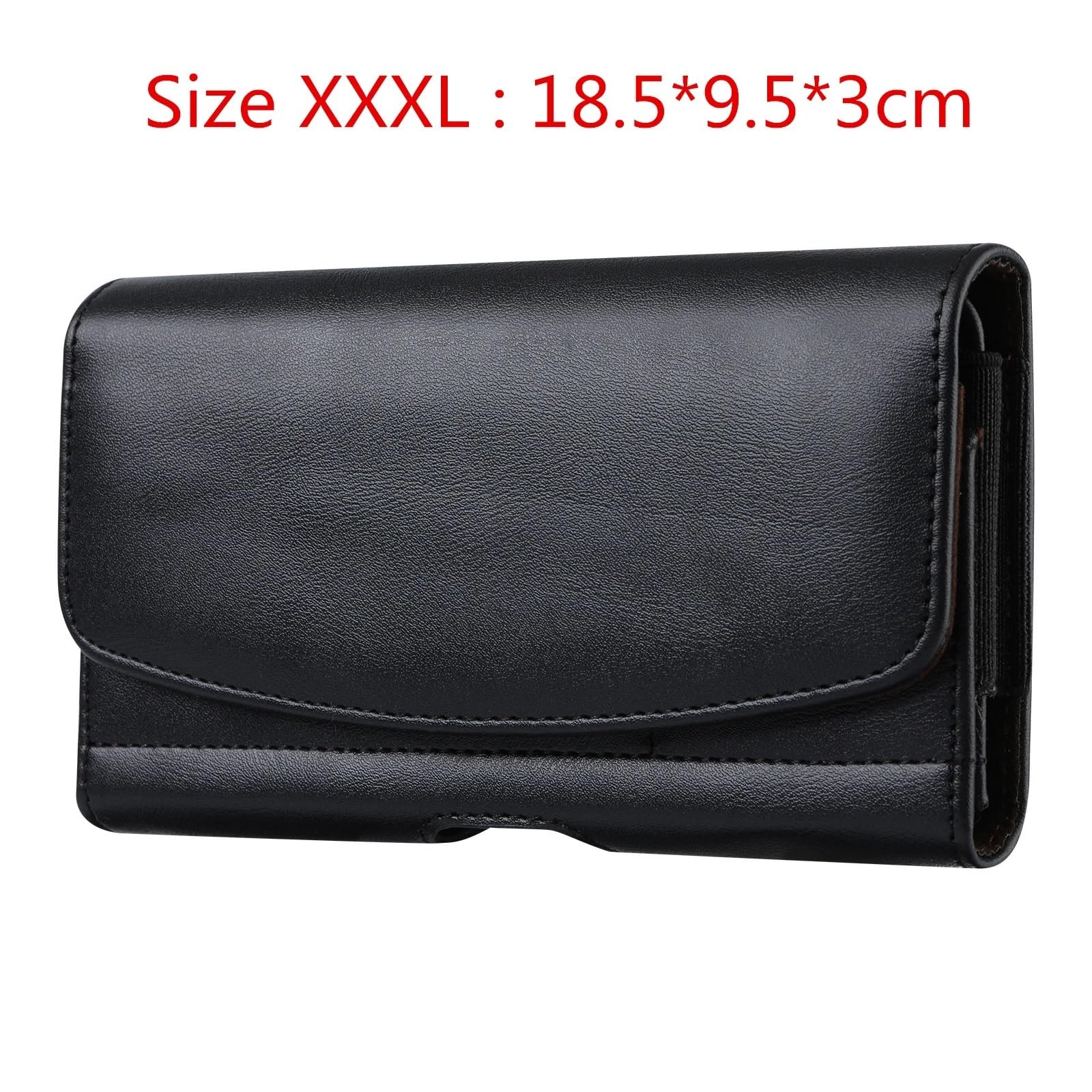 Universal Leather Phone Holster Belt Case Mobile Bag For per Escursionismo, Campeggio(3XL)