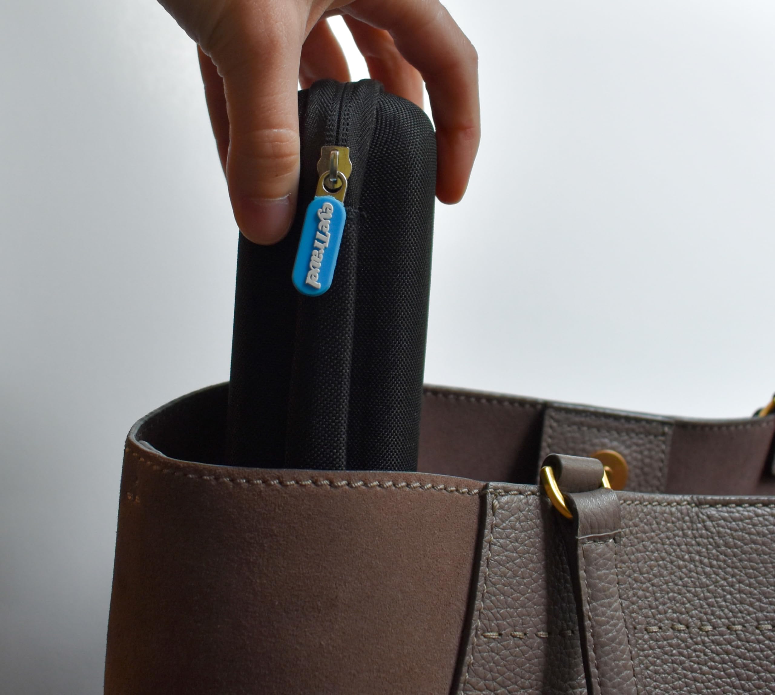 Funda para lentes de contacto, 40 unidades para organización de almacenamiento de viaje con cremallera duradera