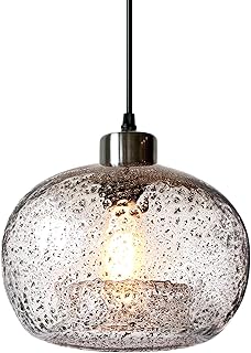 CASAMOTION Pendant Lighting Handblown Glass Drop Ceiling Lights, Modern ...