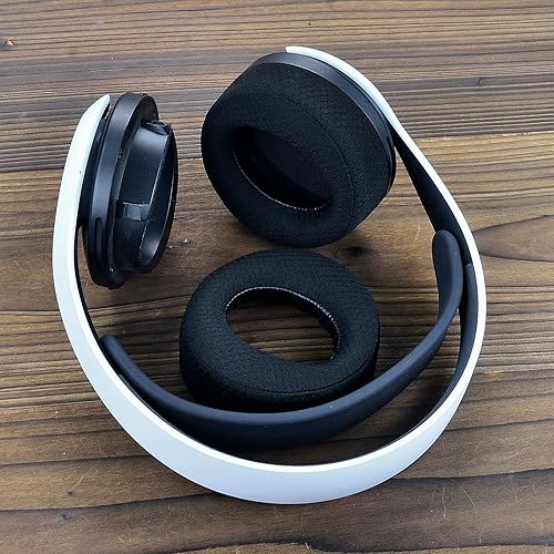 Vista 12 de Almohadillas de repuesto para auriculares inalámbricos Sony PlayStation 5 Pulse 3D PS5, almohadillas para auriculares, piezas de reparación de Negro