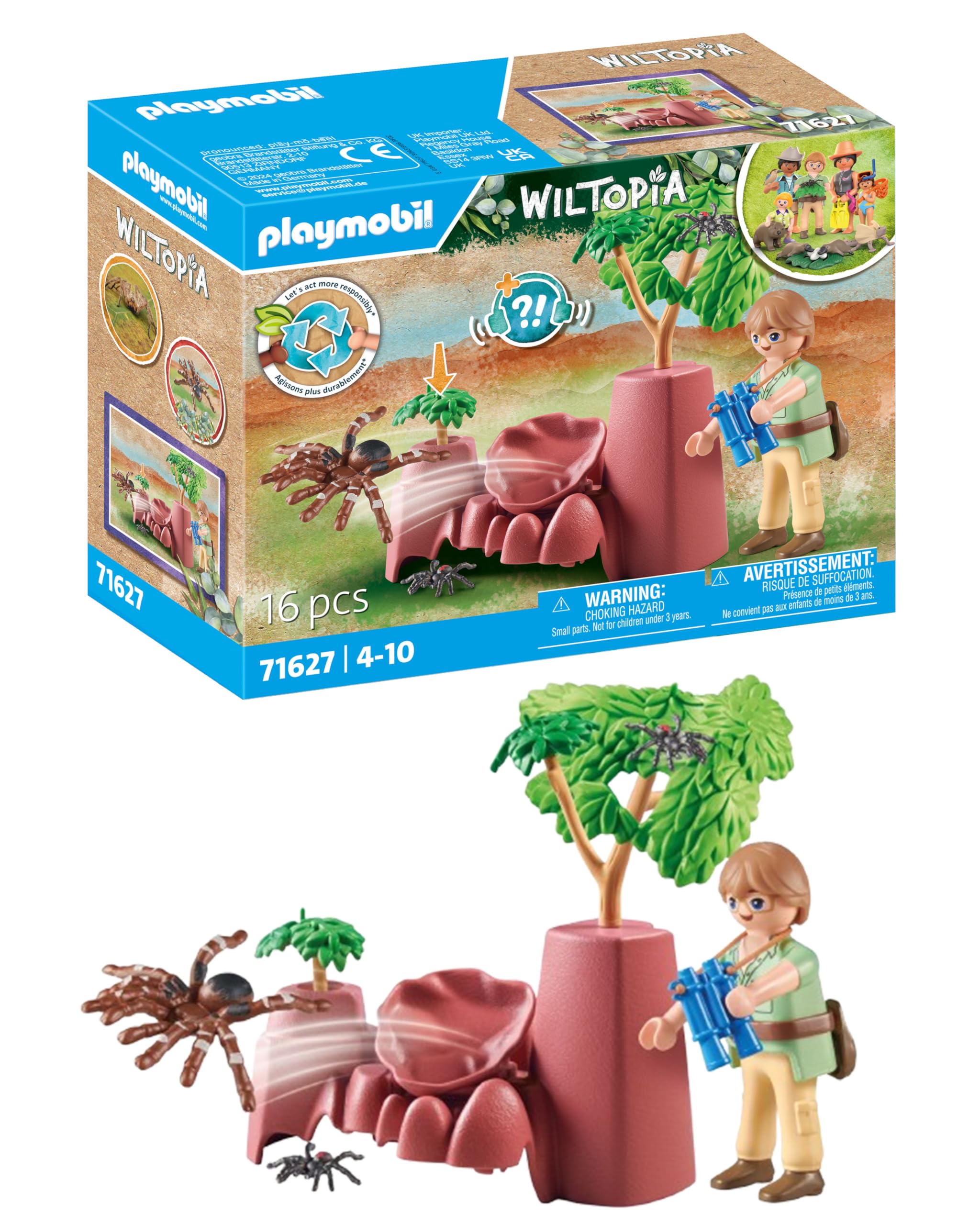 Amazon.com: Playmobil Wiltopia: Spider Rocks : Toys & Games
