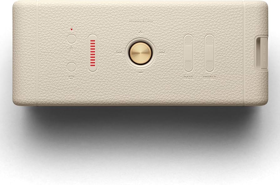 Marshall Middleton Portable Bluetooth Speaker, Cream