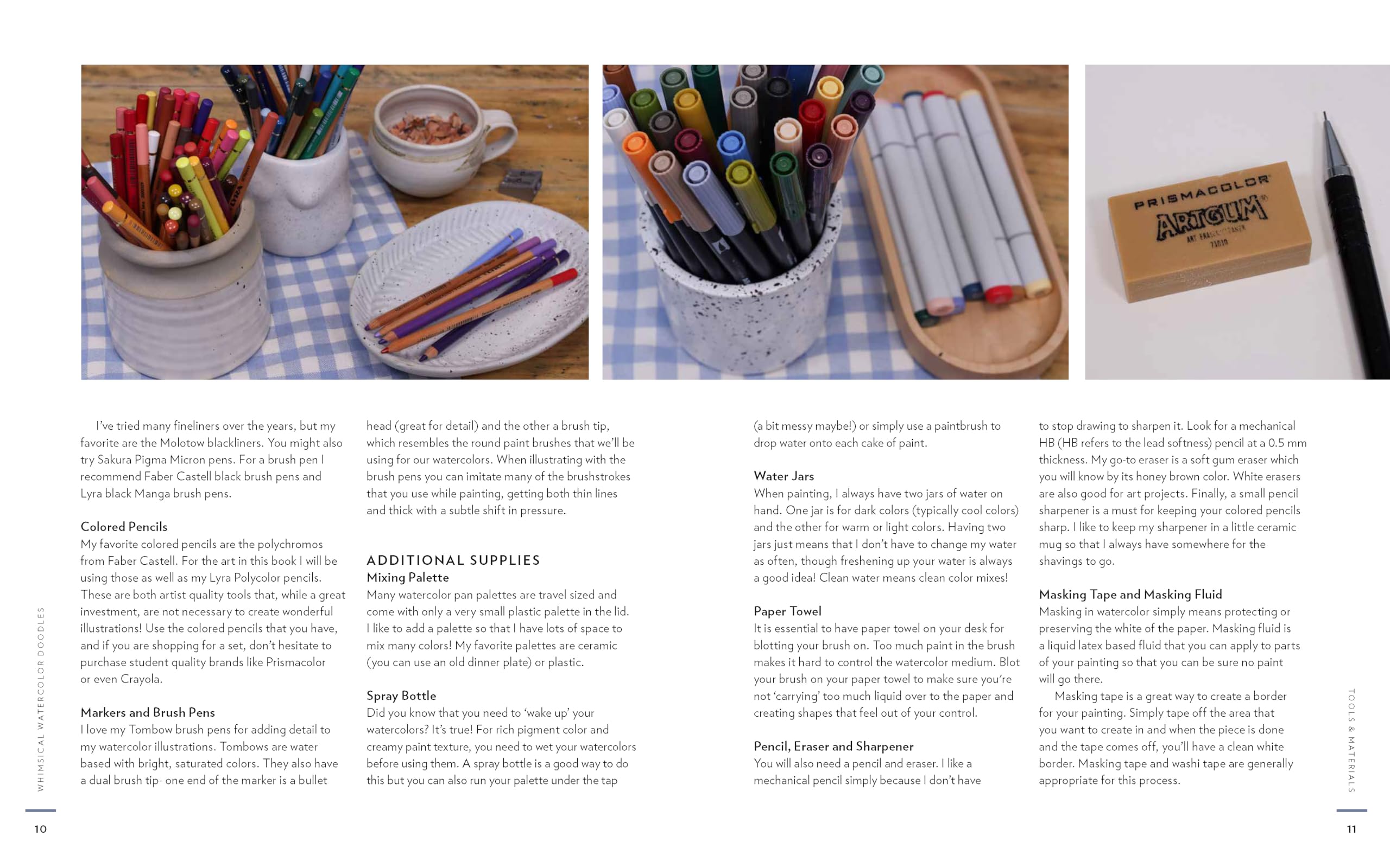 Whimsical Watercolor Doodles: Easy Paint-Along Projects for Beginners: Includes a Watercolor Pad with Preprinted Sketches