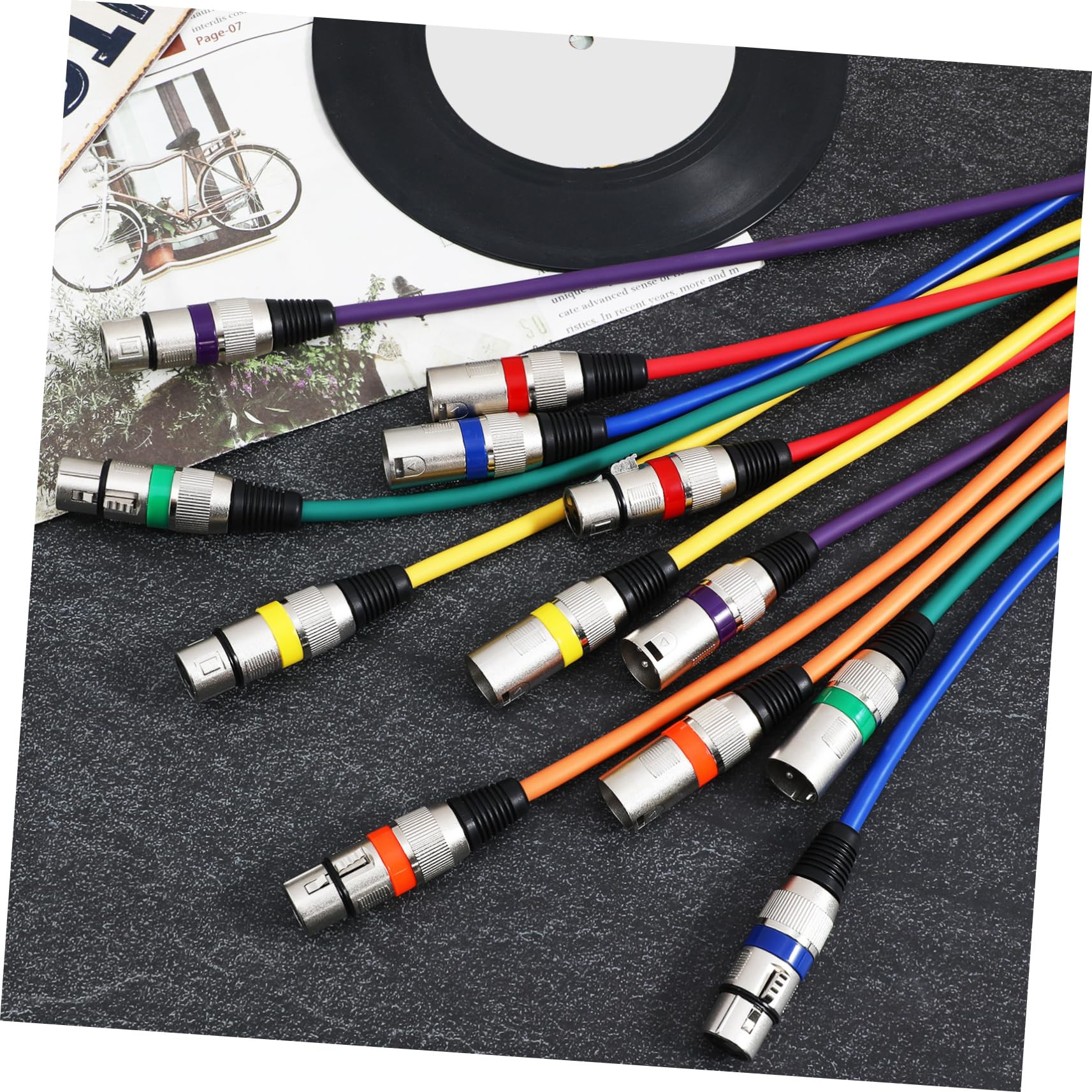 Xlr Mikrofonkabel Stecker Buchse Stabile Signalübertragung Zugfest und Robust für Lautsprecher und Audiomixer