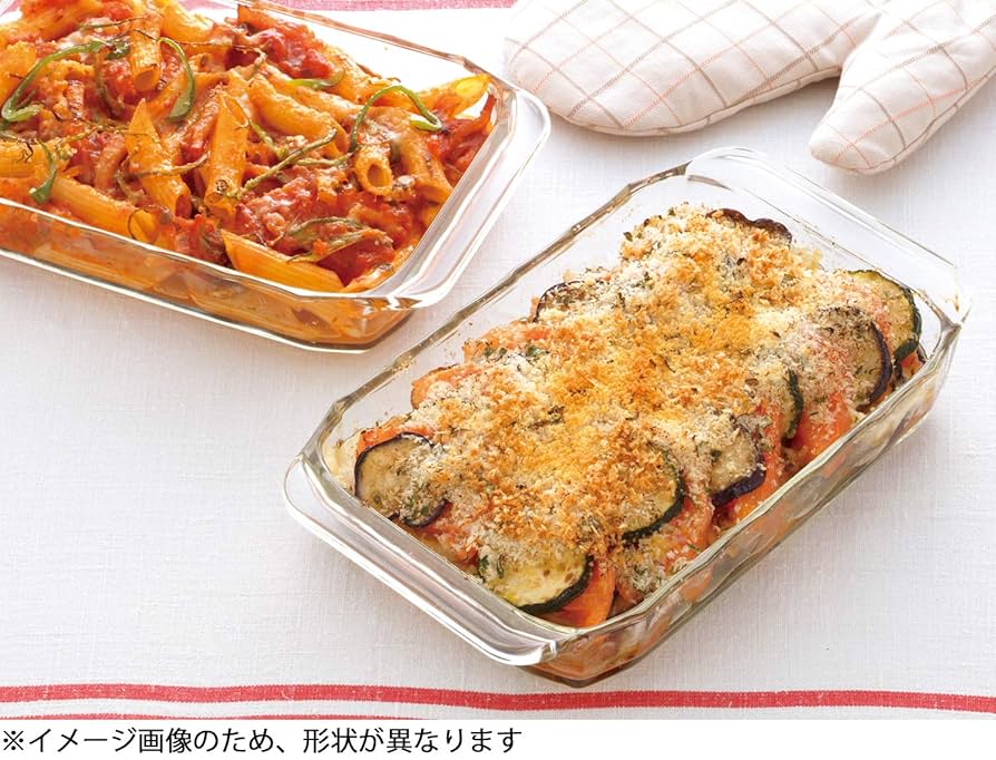 耐熱皿 耐熱容器 オーブン調理4点セット アメリカ製 iwaki イワキ オーブントースター皿 ハーフ 2枚組 【送料無料