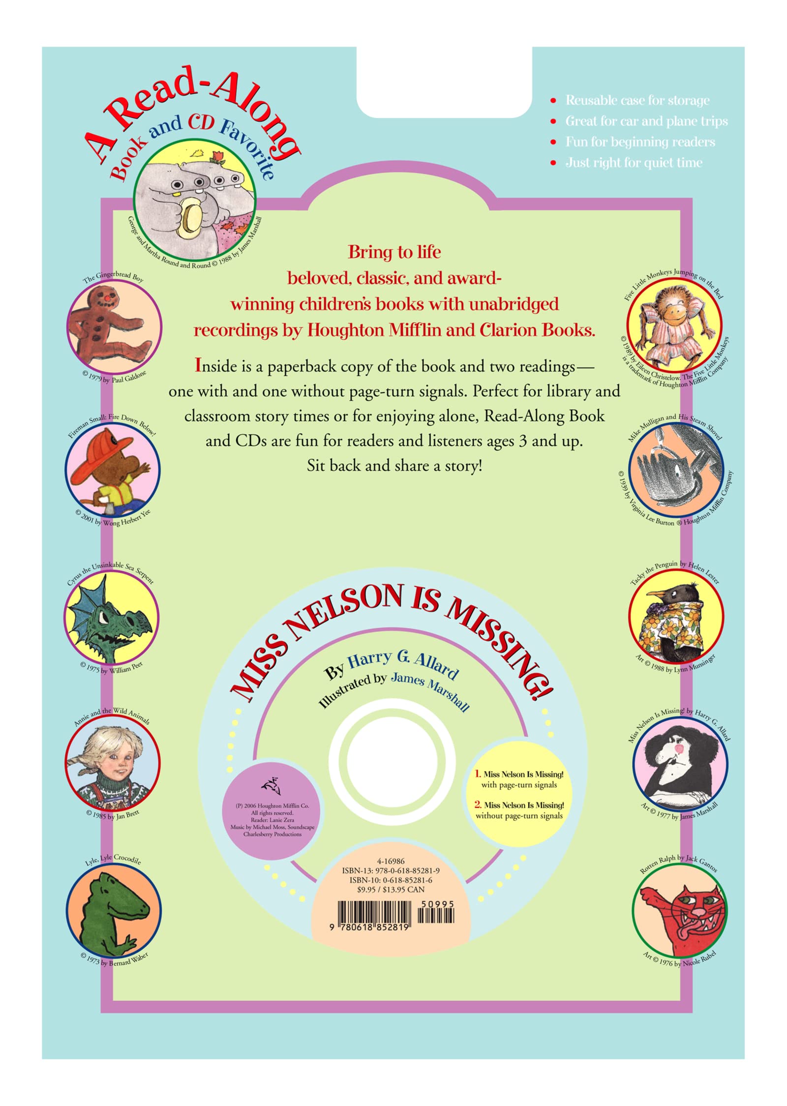 Miss Nelson Is Missing! Book & Cd (Read-Along)