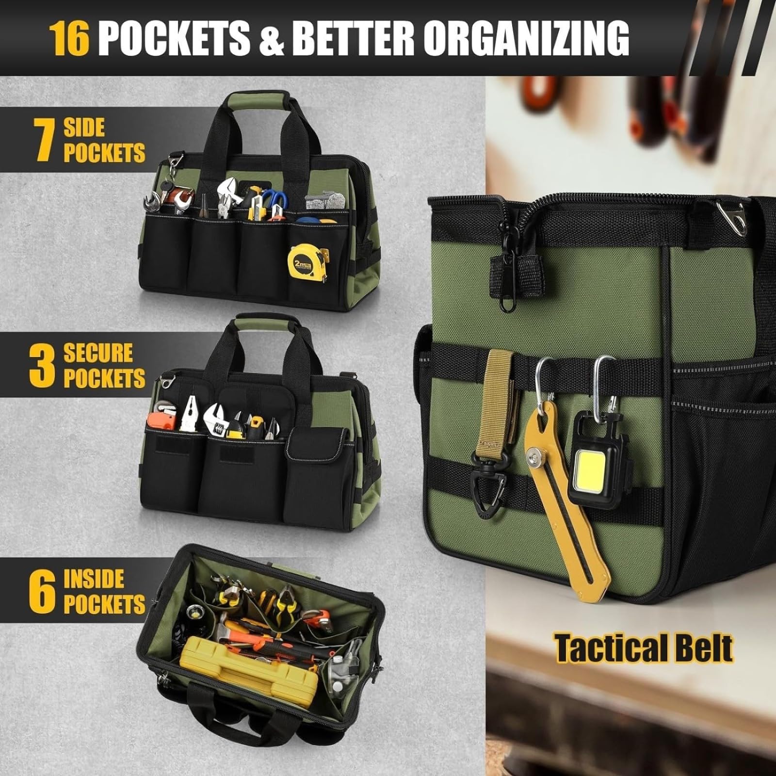 Elektriker-Werkzeugtasche, Elektrowerkzeugtasche, Computertechniker-Tasche, Canvas Schraubenschlüssel Werkzeugtasche