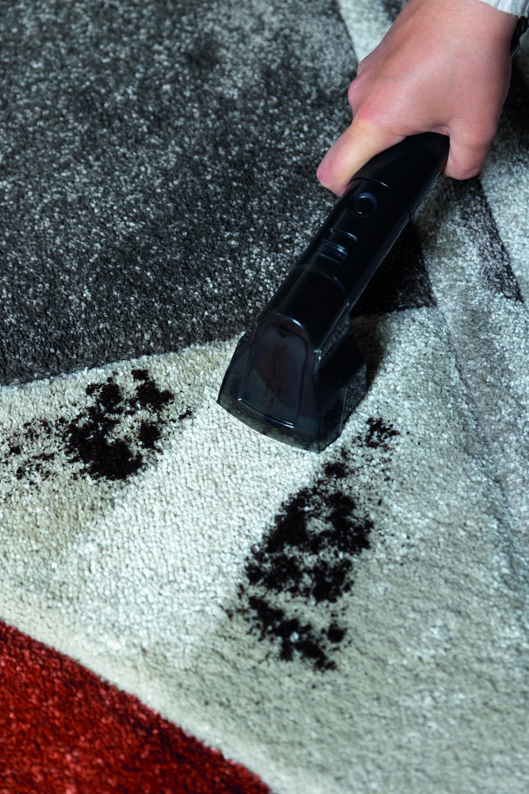 Ariete 2482 Spot Cleaner Heat Pro 750W, Pulitore per tappeti e tappezzerie,Lavatappeti, 750W, 2 serbatoi, Nero