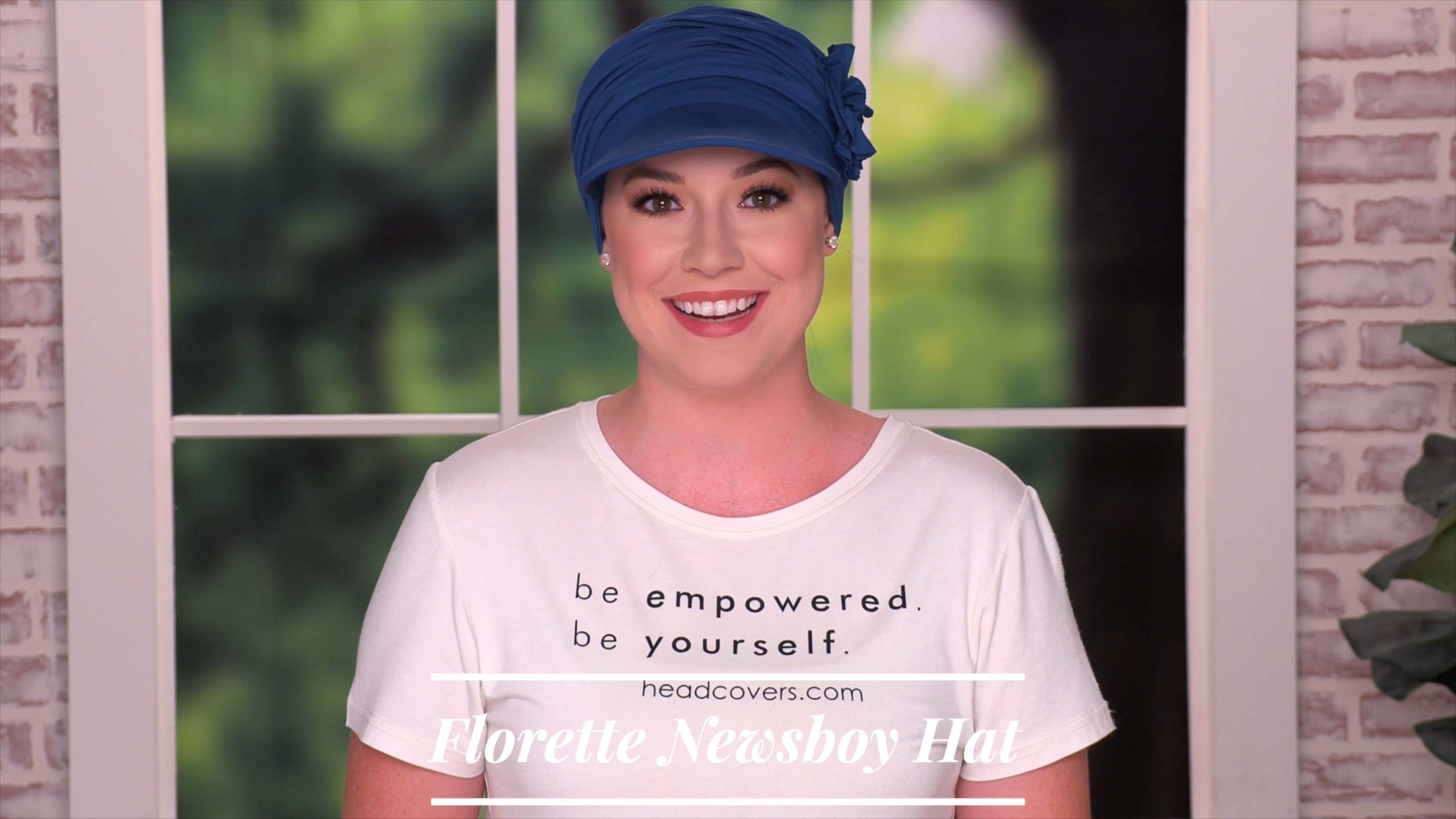 Bamboo Florette Newsboy-Caps for Women with Chemo Cancer Hair Loss