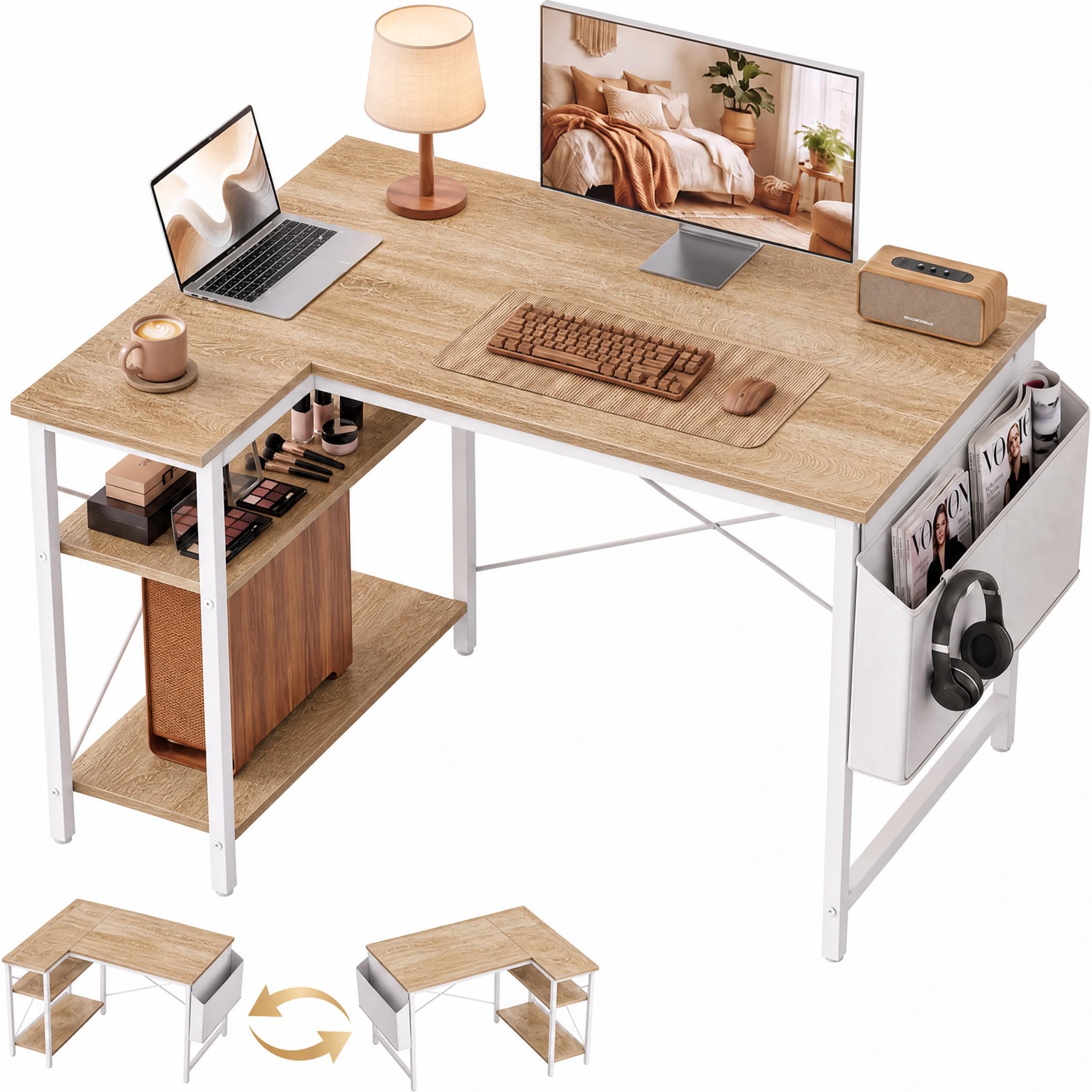 Grandder L Shaped Computer Desk