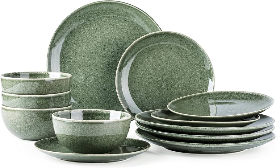 Amazon.com | AmorArc Ceramic Dinnerware Sets for 4, 12 Pieces