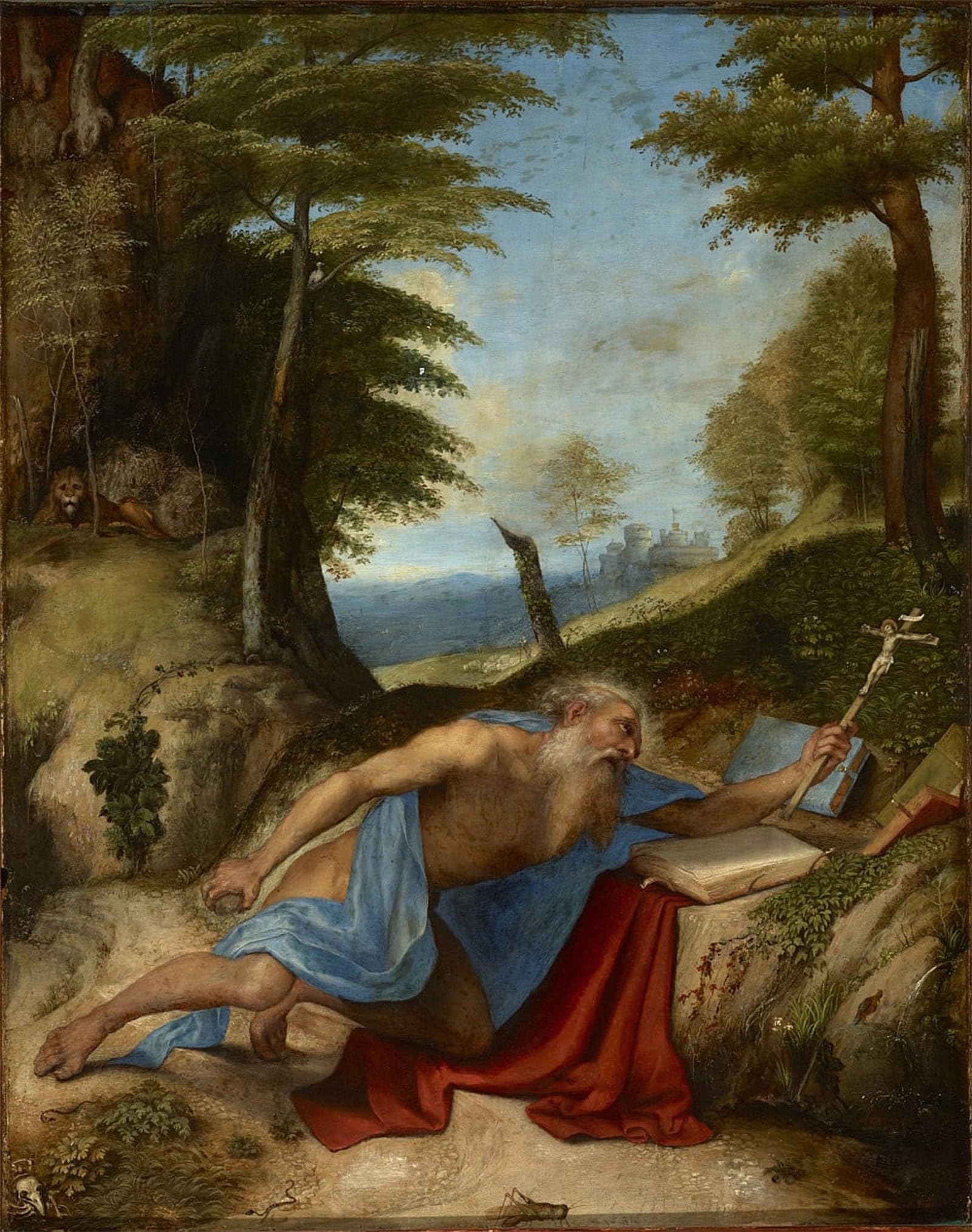 Tableau Saint pénitent poster sur toile deco chambre portrait mural célèbre - 5