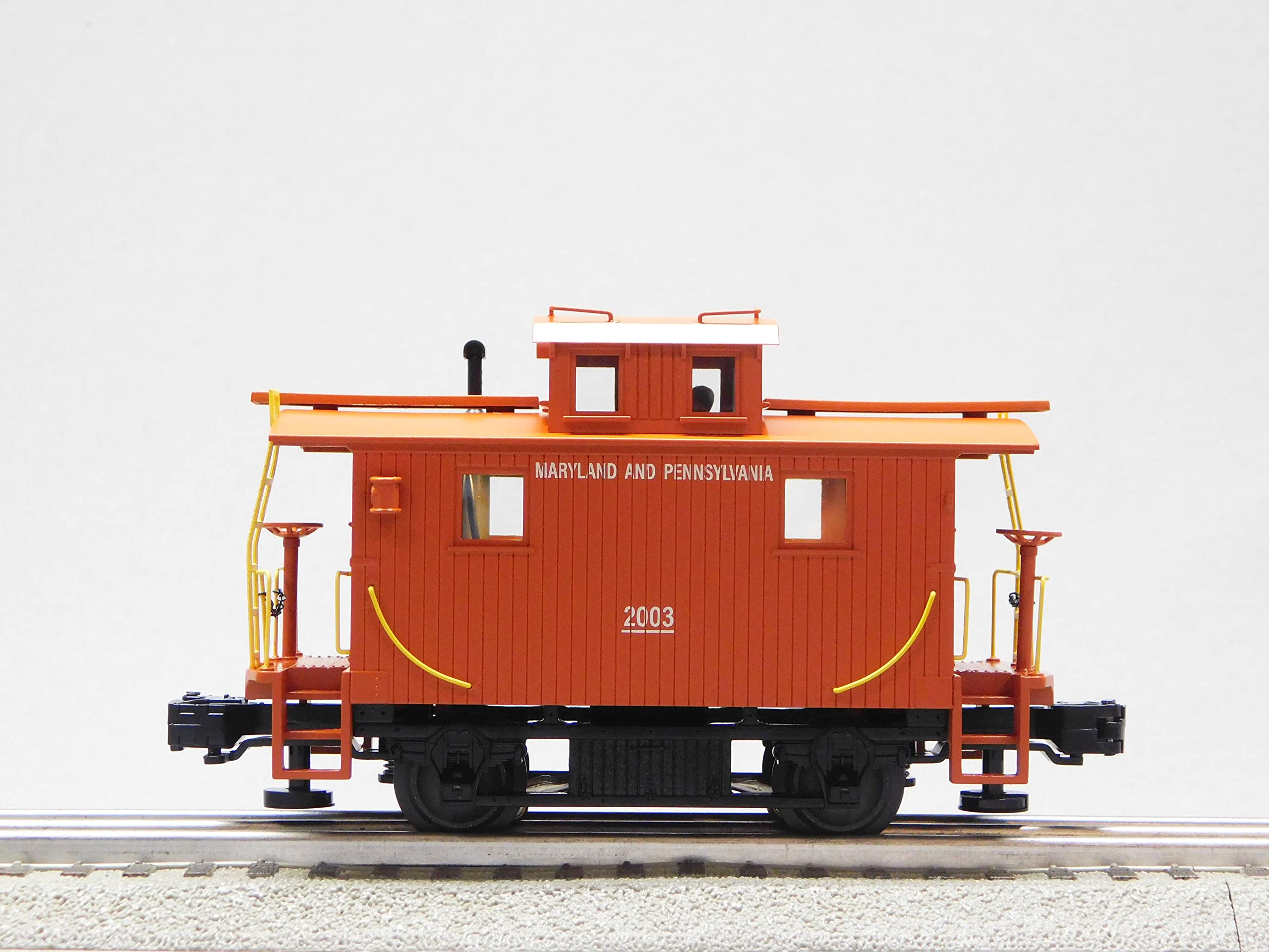 Model Power Maryland & Pennsylvania Bobber Caboose #2003 O Gauge Railroad 2226710