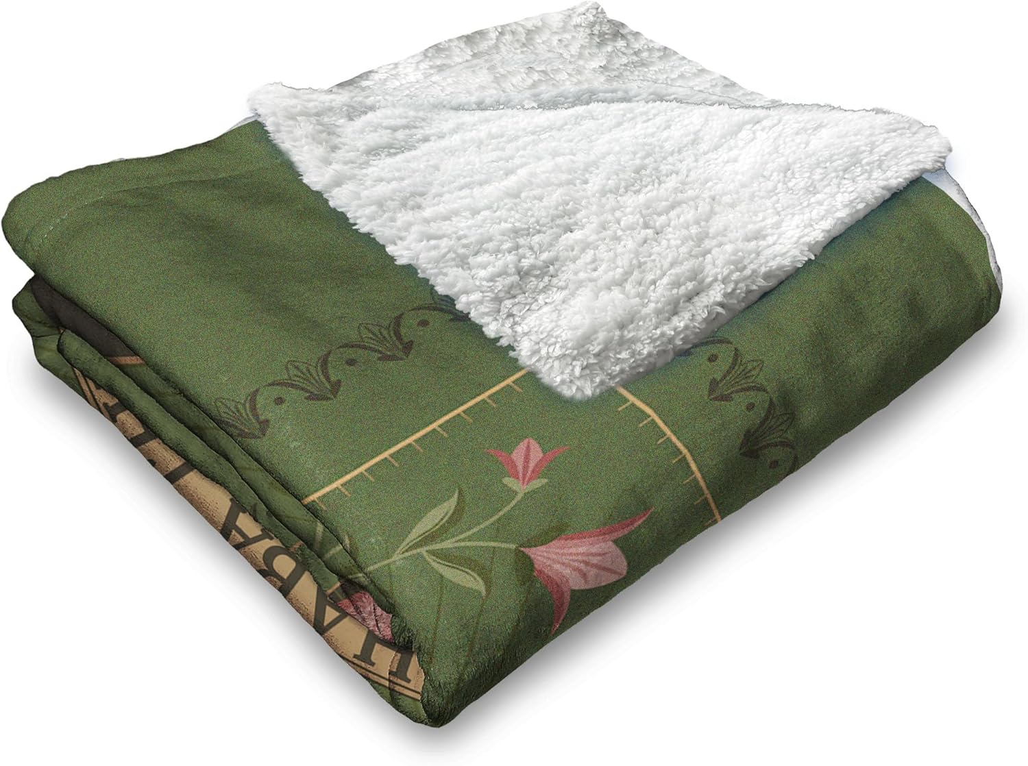 Northwest Wicked Elphaba Thropp Silk Touch Sherpa Throw Blanket 50x60 inches - Image 4