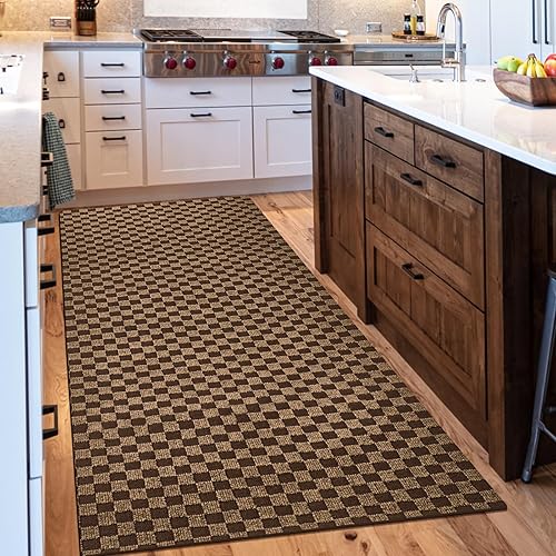 Miniatura 2 de Alfombra de pasillo para exterioresinteriores, 2 x 8 pies, tamaños personalizados, antideslizante, parte trasera de goma, alfombras impermeables
