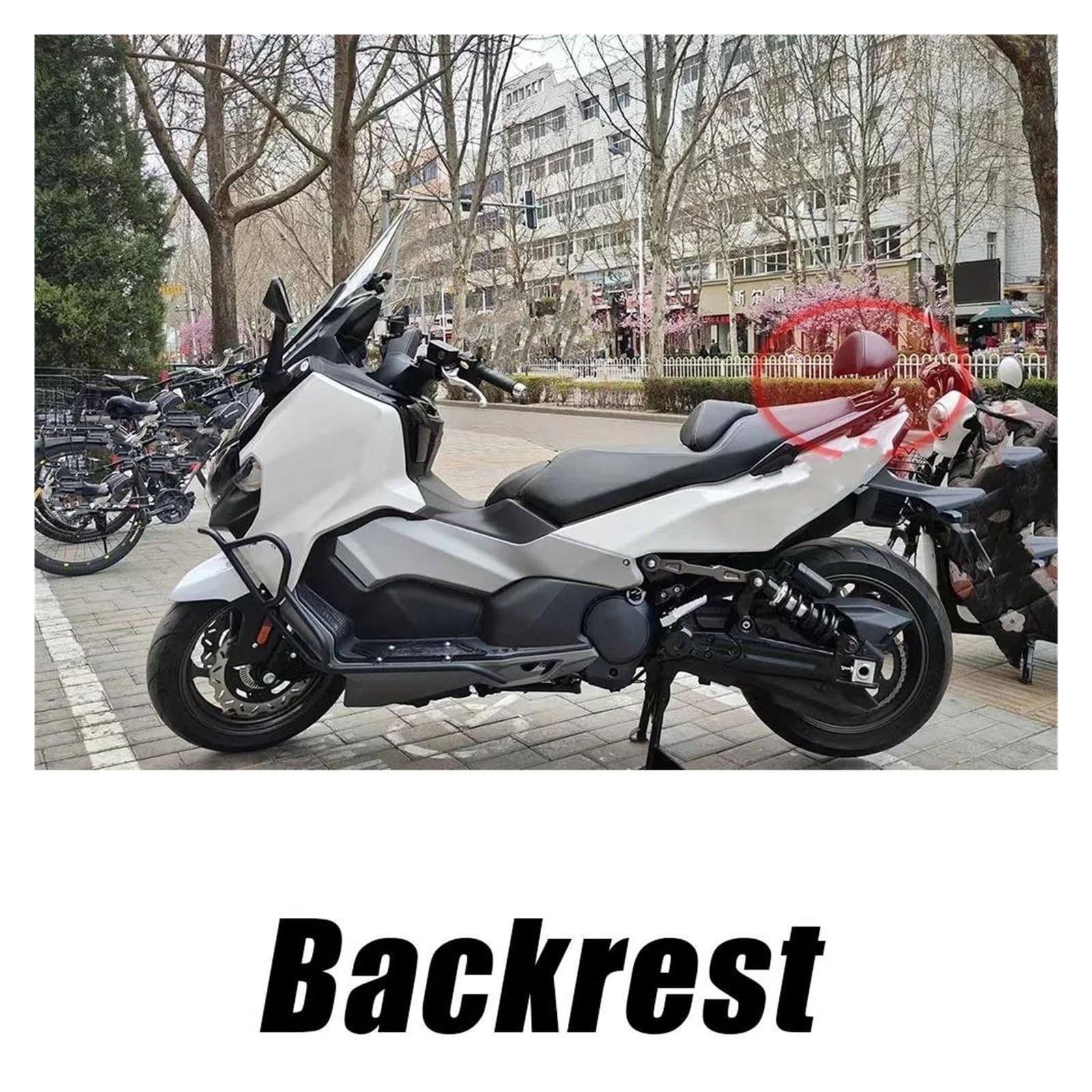 Portaequipajes Trasero Para Sanyang MAXSYM TL 508 / TL 500 – Soporte De Acero Con Capacidad De 60kg, Incluye Red De Carga