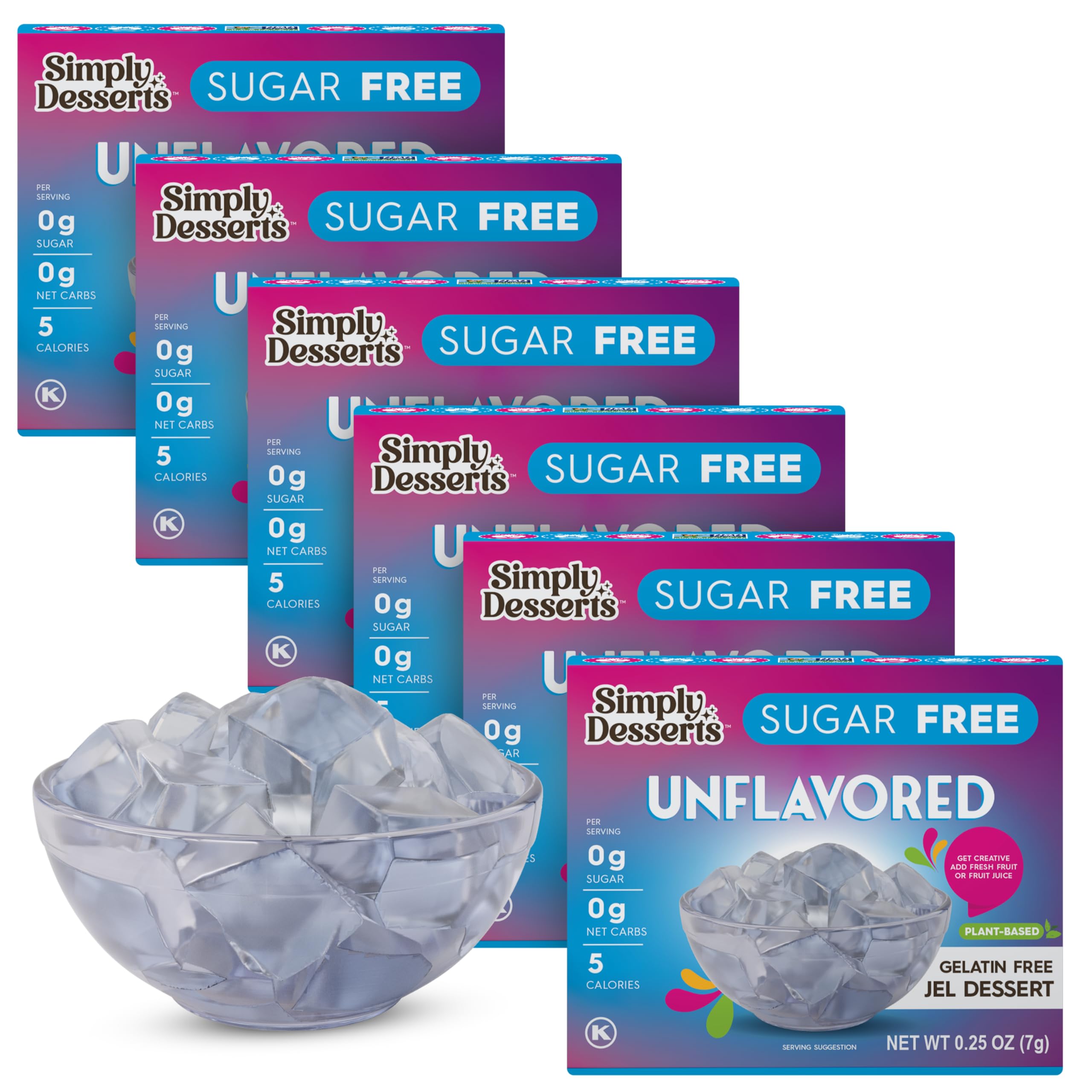 Amazon.com : Simply Desserts Zero-Sugar Plant-Based Jel