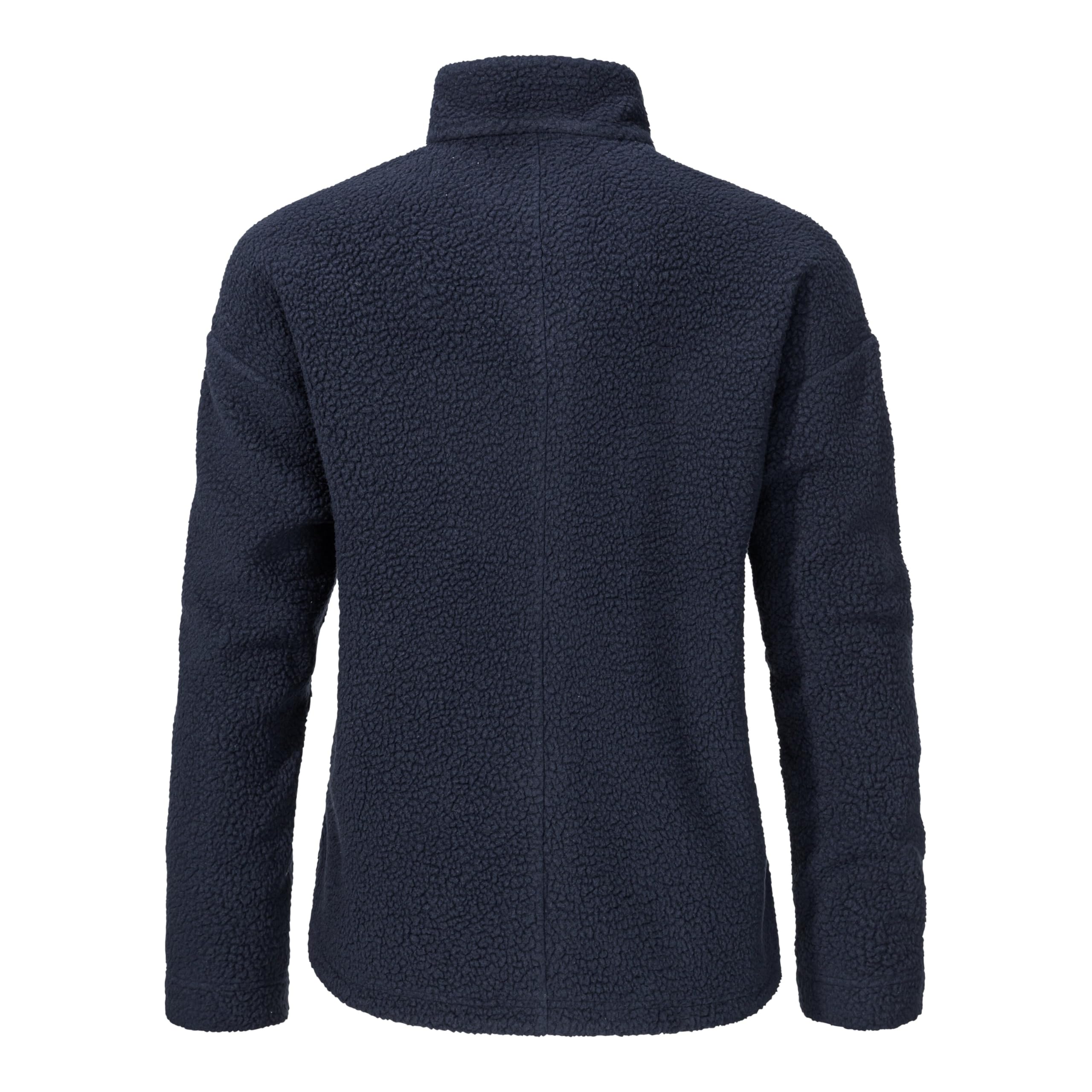 Schöffel Damen CIRC Fleece Jk Style Purga WMS, kreislauffähige Fleecejacke aus kuscheligem Sherpa Fleece, wärmende, schnell trocknende Outdoor Jacke mit fast 100% Recyclingfähigkeit
