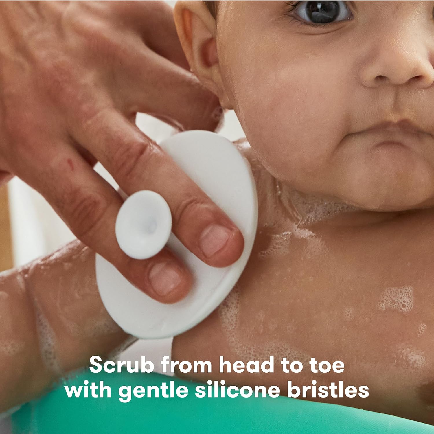 Frida Baby Control The Flow Polypropylene ABS Rinser|Bath Time Rinse Cup with Easy Grip Handle and Removable Rain Shower